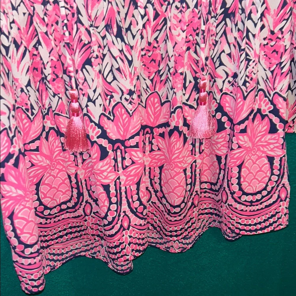 Lilly Pulitzer Pink Patterned Top - Picture 4 of 7